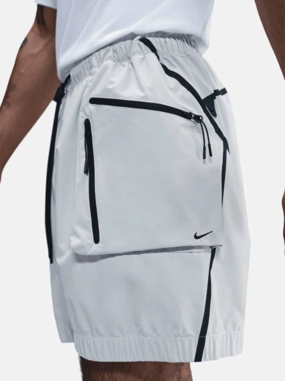 Nike Tech Super Lightweight Shorts Men's Size L Summit White HJ2946-121